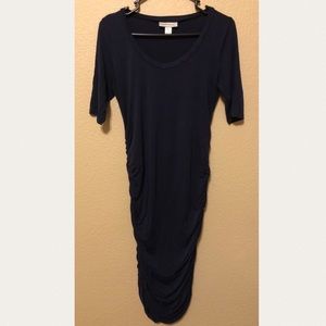 Side Ruched Maternity Dress